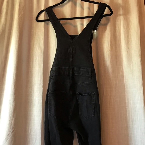 Cheap Monday Skinny Black Overalls - Picture 3 of 6